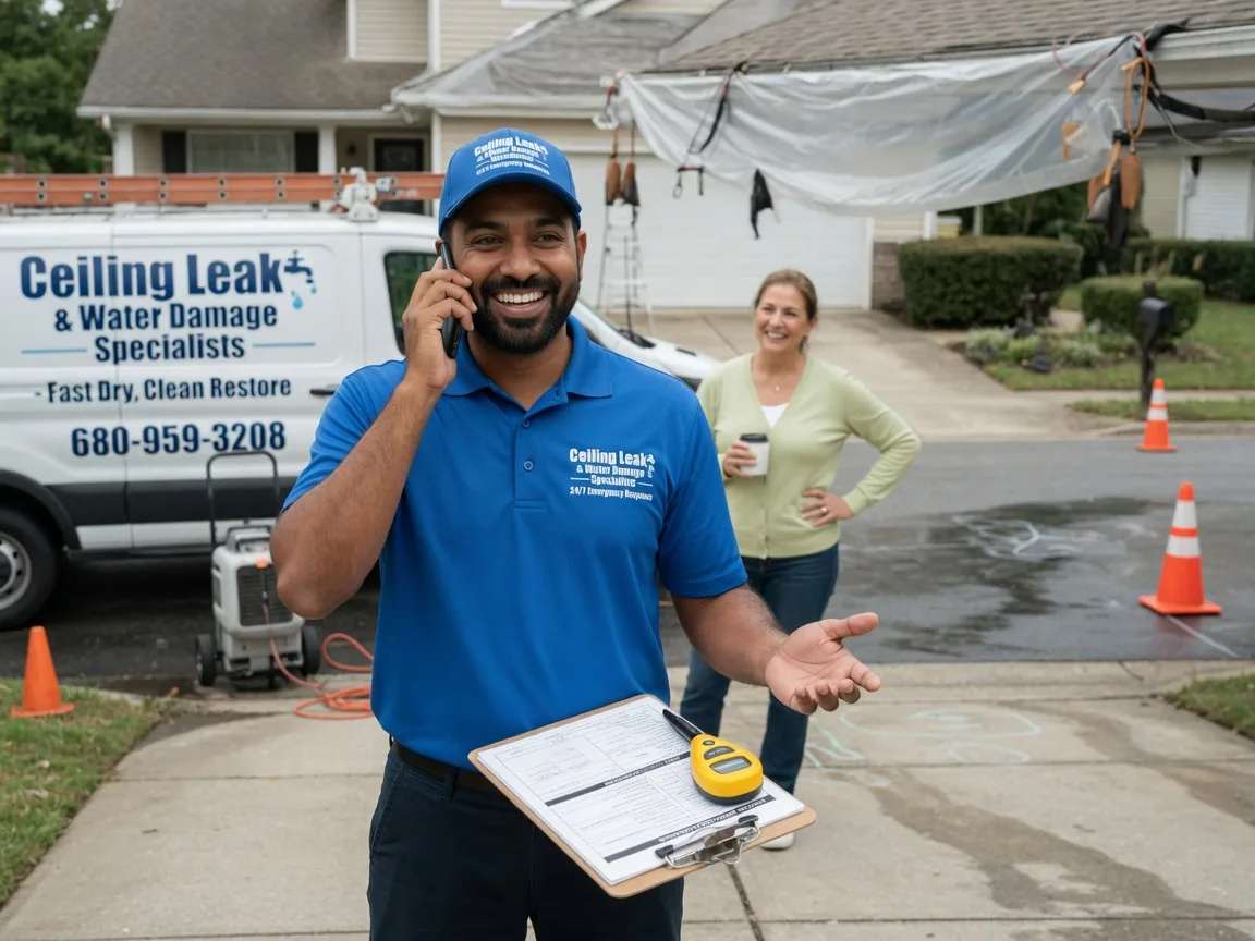 Ceiling Leak Cleanup Gibbsboro, NJ FAQs